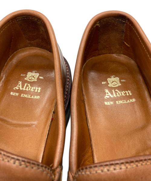 Alden（オールデン）Alden (オールデン) モカシンホースビットローファー ブラウン サイズ:SIZE 8の古着・服飾アイテム