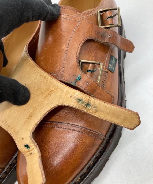 PARABOOT（パラブーツ）PARABOOT (パラブーツ) WILLIAMダブルモンクストラップシューズ ブラウン サイズ:SIZE 7 1/2の古着・服飾アイテム