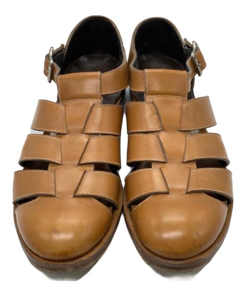 SHETLAND FOX（シェットランドフォックス）SHETLAND FOX (シェットランドフォックス) グルカサンダル ブラウン サイズ:SIZE 8の古着・服飾アイテム