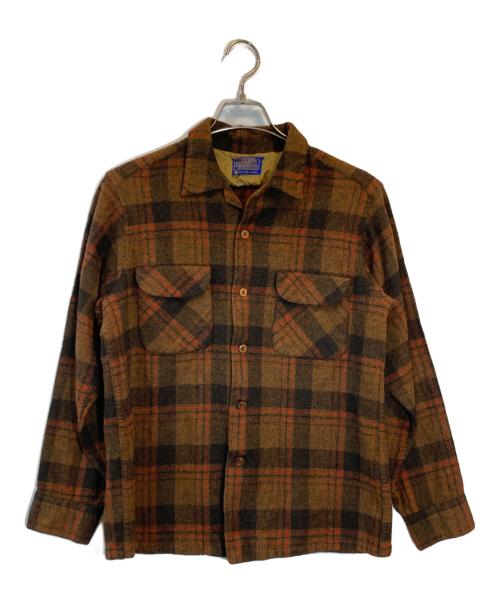 PENDLETON（ペンドルトン）PENDLETON (ペンドルトン) チェックシャツ ブラウン サイズ:SIZE Lの古着・服飾アイテム