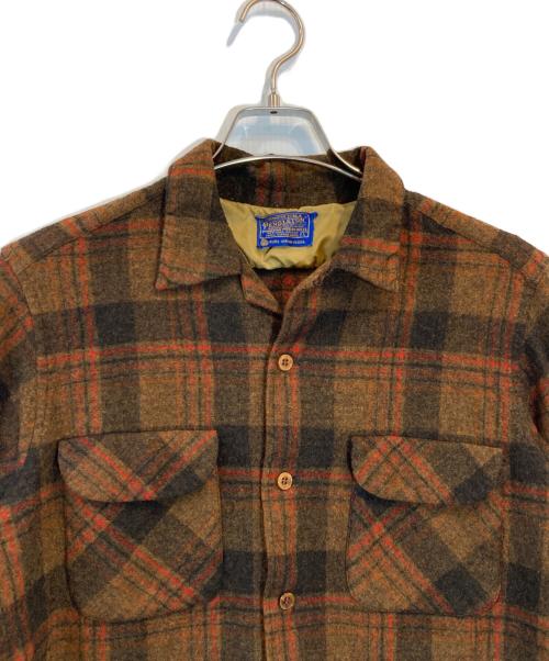 PENDLETON（ペンドルトン）PENDLETON (ペンドルトン) チェックシャツ ブラウン サイズ:SIZE Lの古着・服飾アイテム