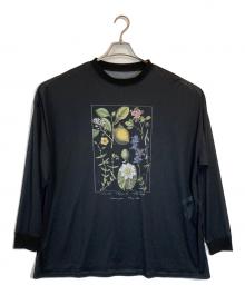 Ameri（アメリ）の古着「BOTANICAL SHEER LONG TEE」｜ブラック