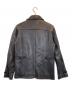 CELT&COBRA (ケルトアンドコブラ) ディアースキンレザーカーコート ブラウン サイズ:S：35000円