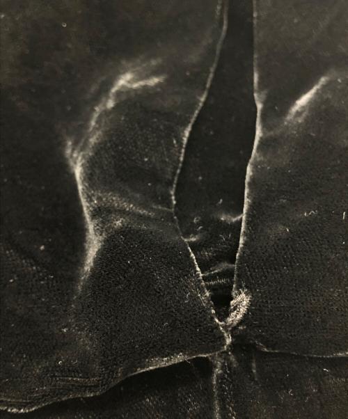 ROBE DE CHAMBRE COMME DES GARCONS（ローブドシャンブル コムデギャルソン）ROBE DE CHAMBRE COMME DES GARCONS (ローブドシャンブル コムデギャルソン) ベロアカーゴパンツ ブラック サイズ:表記無しの古着・服飾アイテム