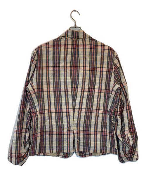 RRL（ダブルアールエル）RRL (ダブルアールエル) アンコンストラクテッド マドラスジャケット ベージュ サイズ:SIZE Lの古着・服飾アイテム