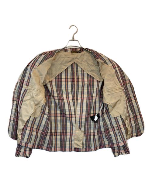 RRL（ダブルアールエル）RRL (ダブルアールエル) アンコンストラクテッド マドラスジャケット ベージュ サイズ:SIZE Lの古着・服飾アイテム