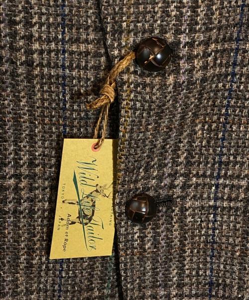 Wild Life Tailor（ワイルドライフテイラー）Wild Life Tailor (ワイルドライフテイラー) ウールツイードテーラードジャケット ブラウン サイズ:下記参照の古着・服飾アイテム