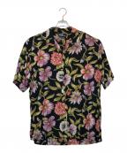 POLO RALPH LAURENポロ・ラルフローレン）の古着「アロハシャツ」｜ブラック