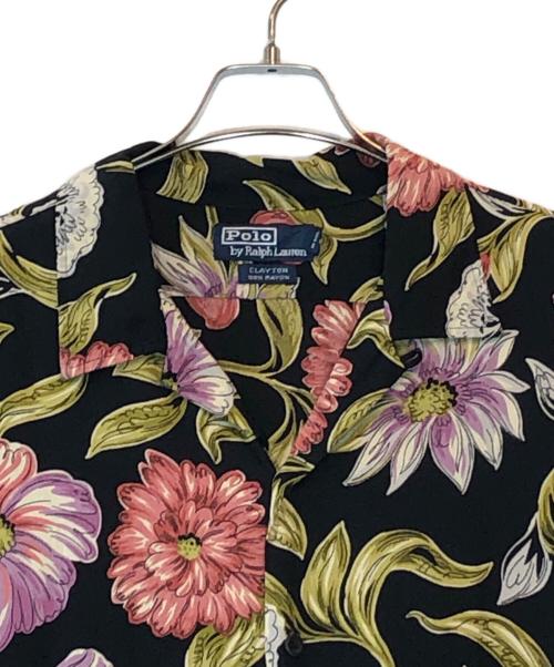 POLO RALPH LAUREN（ポロ・ラルフローレン）POLO RALPH LAUREN (ポロ・ラルフローレン) アロハシャツ ブラック サイズ:Lの古着・服飾アイテム