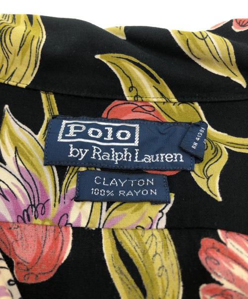 POLO RALPH LAUREN（ポロ・ラルフローレン）POLO RALPH LAUREN (ポロ・ラルフローレン) アロハシャツ ブラック サイズ:Lの古着・服飾アイテム