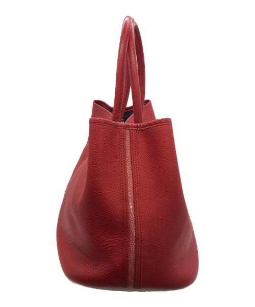 WILDSWANS（ワイルドスワンズ）WILDSWANS (ワイルドスワンズ) レザートートバッグ レッドの古着・服飾アイテム