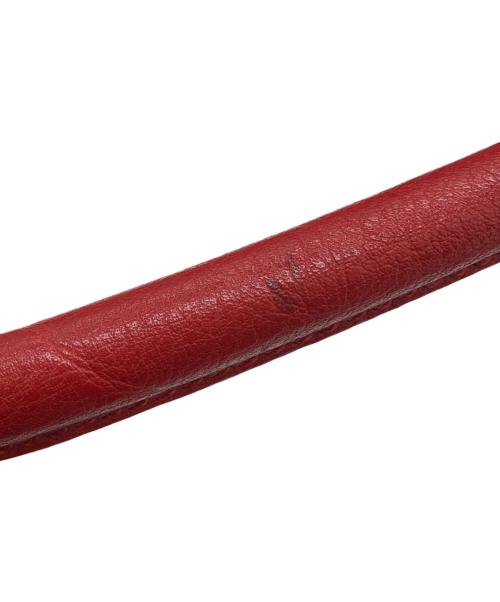 WILDSWANS（ワイルドスワンズ）WILDSWANS (ワイルドスワンズ) レザートートバッグ レッドの古着・服飾アイテム