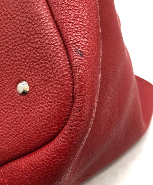 WILDSWANS（ワイルドスワンズ）WILDSWANS (ワイルドスワンズ) レザートートバッグ レッドの古着・服飾アイテム