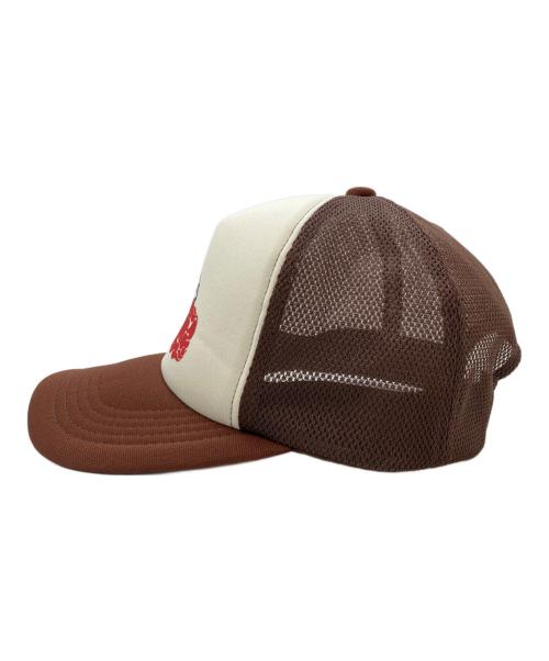 Hysteric Glamour（ヒステリックグラマー）Hysteric Glamour (ヒステリックグラマー) VIXEN GIRL メッシュキャップ ブラウン サイズ:FREEの古着・服飾アイテム