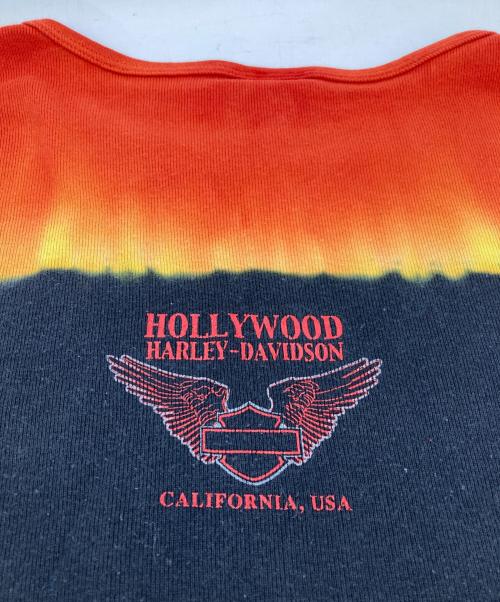 HARLEY-DAVIDSON（ハーレーダビッドソン）HARLEY-DAVIDSON (ハーレーダビッドソン) カットソー オレンジ サイズ:SIZE Lの古着・服飾アイテム