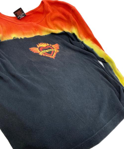 HARLEY-DAVIDSON（ハーレーダビッドソン）HARLEY-DAVIDSON (ハーレーダビッドソン) カットソー オレンジ サイズ:SIZE Lの古着・服飾アイテム