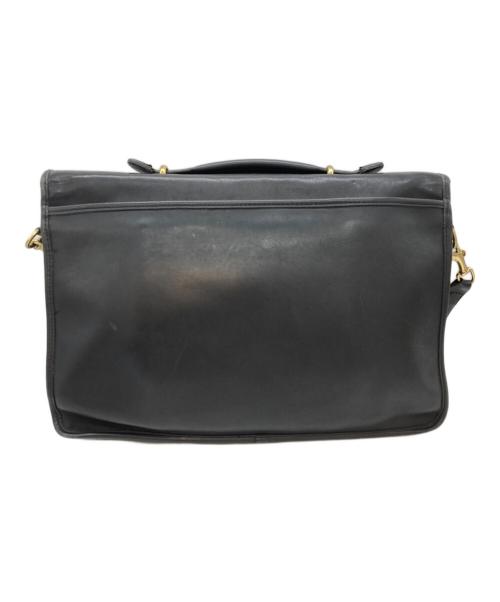 COACH（コーチ）COACH (コーチ) レザー2WAYバッグ ブラックの古着・服飾アイテム