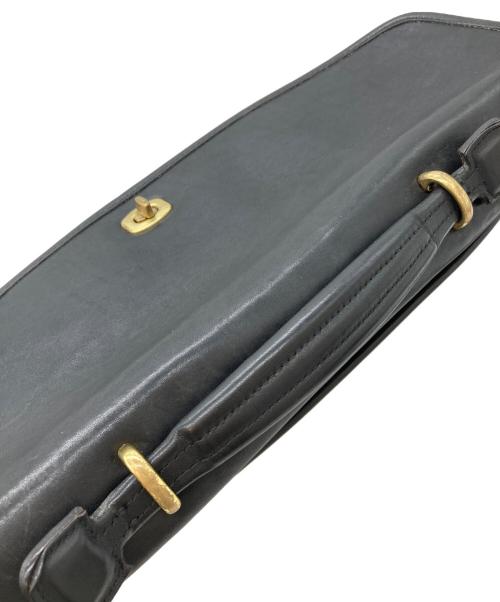 COACH（コーチ）COACH (コーチ) レザー2WAYバッグ ブラックの古着・服飾アイテム