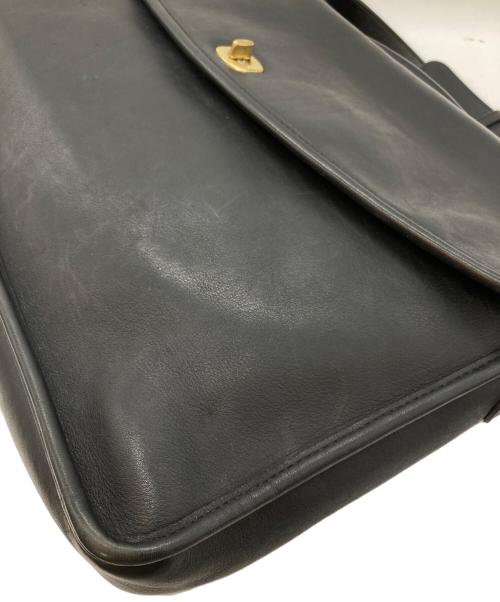 COACH（コーチ）COACH (コーチ) レザー2WAYバッグ ブラックの古着・服飾アイテム