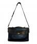 COACH (コーチ) レザー2WAYバッグ ブラック：12000円