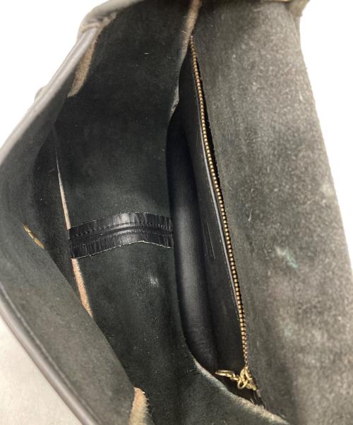 COACH（コーチ）COACH (コーチ) レザーショルダーバッグ ブラックの古着・服飾アイテム