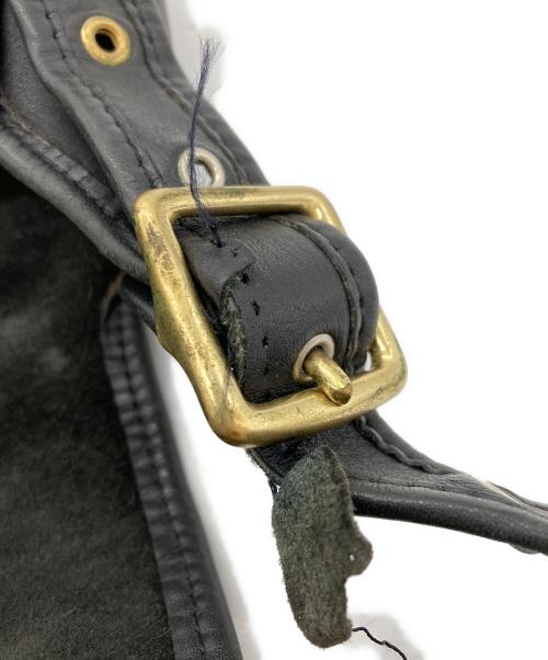 COACH（コーチ）COACH (コーチ) レザーショルダーバッグ ブラックの古着・服飾アイテム