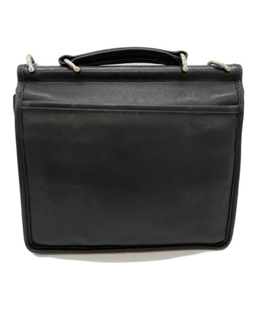 COACH（コーチ）COACH (コーチ) レザー2WAYバッグ ブラックの古着・服飾アイテム