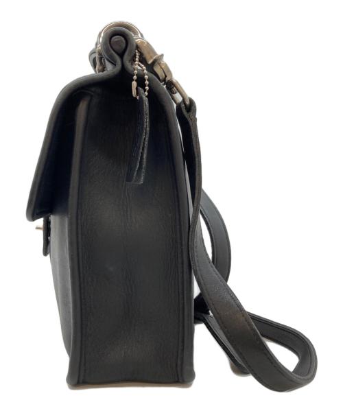 COACH（コーチ）COACH (コーチ) レザー2WAYバッグ ブラックの古着・服飾アイテム