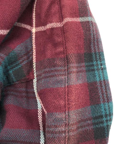 SUPREME（シュプリーム）Supreme (シュプリーム) TARTAN PLAID FLANNEL SHIRT レッド サイズ:SIZE Mの古着・服飾アイテム
