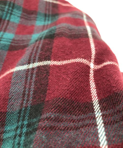 SUPREME（シュプリーム）Supreme (シュプリーム) TARTAN PLAID FLANNEL SHIRT レッド サイズ:SIZE Mの古着・服飾アイテム