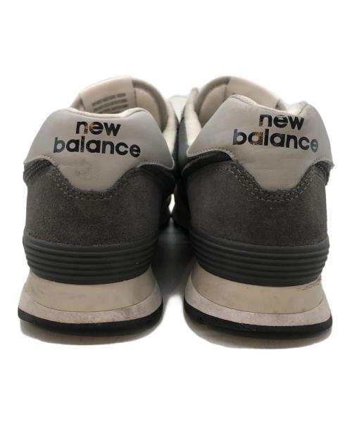 NEW BALANCE（ニューバランス）NEW BALANCE (ニューバランス) the apartment (ジ アパートメント) 574 Mustard Dip グレー×イエロー サイズ:SIZE 29cmの古着・服飾アイテム