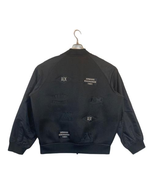 ARMANI EXCHANGE（アルマーニ エクスチェンジ）ARMANI EXCHANGE (アルマーニ エクスチェンジ) ボンバージャケット ブラック サイズ:SIZE Lの古着・服飾アイテム