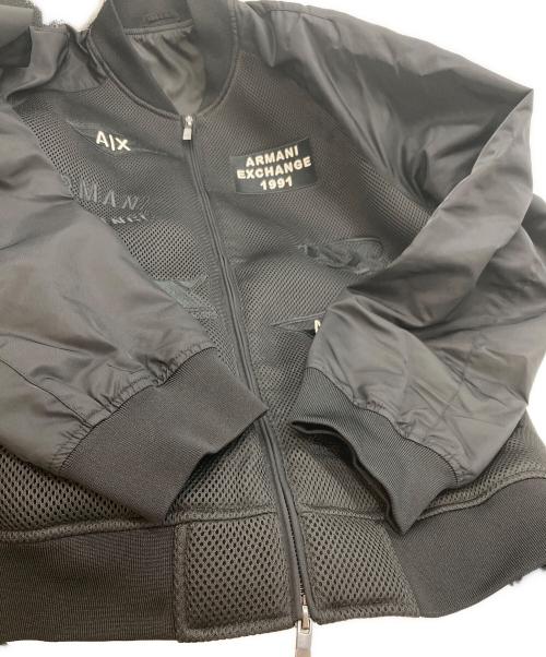 ARMANI EXCHANGE（アルマーニ エクスチェンジ）ARMANI EXCHANGE (アルマーニ エクスチェンジ) ボンバージャケット ブラック サイズ:SIZE Lの古着・服飾アイテム