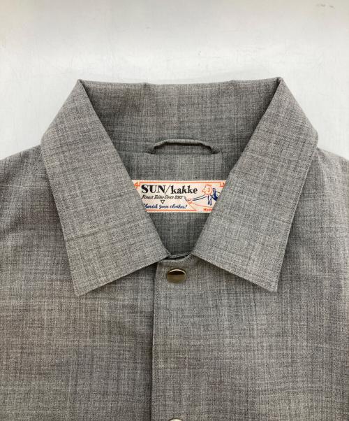 SUN/kakke（サンカッケイ）SUN/kakke (サンカッケイ) コーチジャケット グレー サイズ:SIZE Sの古着・服飾アイテム