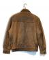 HOUSTON (ヒューストン) ラムレザージャケット ブラウン サイズ:SIZE 38：10000円