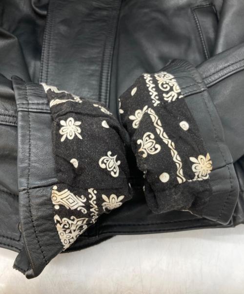 HARLEY-DAVIDSON（ハーレーダビッドソン）HARLEY-DAVIDSON (ハーレーダビッドソン) レザージャケット ブラック サイズ:SIZE Sの古着・服飾アイテム