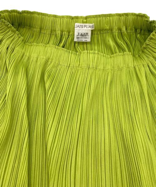 PLEATS PLEASE（プリーツプリーズ）PLEATS PLEASE (プリーツプリーズ) プリーツスカート グリーン サイズ:SIZE 5の古着・服飾アイテム
