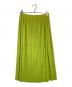 PLEATS PLEASE（プリーツプリーズ）の古着「プリーツスカート」｜グリーン