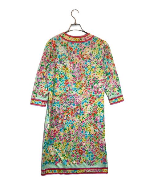 LEONARD（レオナール）LEONARD (レオナール) フラワープリントワンピース グリーン サイズ:SIZE Lの古着・服飾アイテム