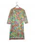 LEONARD (レオナール) フラワープリントワンピース グリーン サイズ:SIZE L：16000円