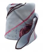 CHANELシャネル）の古着「ココマークシルクスカーフ」｜ブルー×パープル