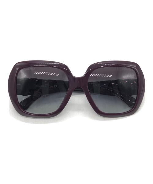 CHANEL（シャネル）CHANEL (シャネル) サングラス パープルの古着・服飾アイテム