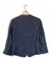 Weekend Max Mara (ウィークエンド マックスマーラ) リネンノーカラージャケット ネイビー サイズ:SIZE 44：13000円
