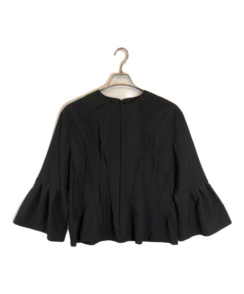 ADORE（アドーア）ADORE (アドーア) ドライタッチシアーブラウス ブラック サイズ:SIZE 38 未使用品の古着・服飾アイテム