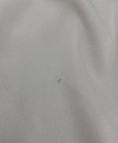 ANAYI（アナイ）ANAYI (アナイ) トリアセサテンウォッシャブルTブラウス ホワイト サイズ:SIZE 38の古着・服飾アイテム