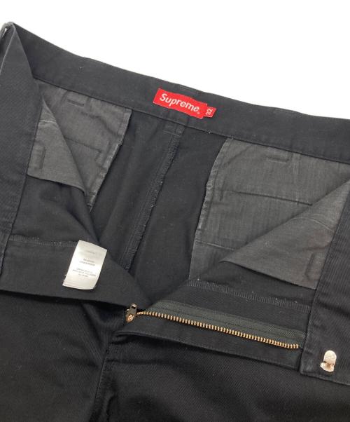 SUPREME（シュプリーム）SUPREME (シュプリーム) ワークパンツ ブラック サイズ:32の古着・服飾アイテム