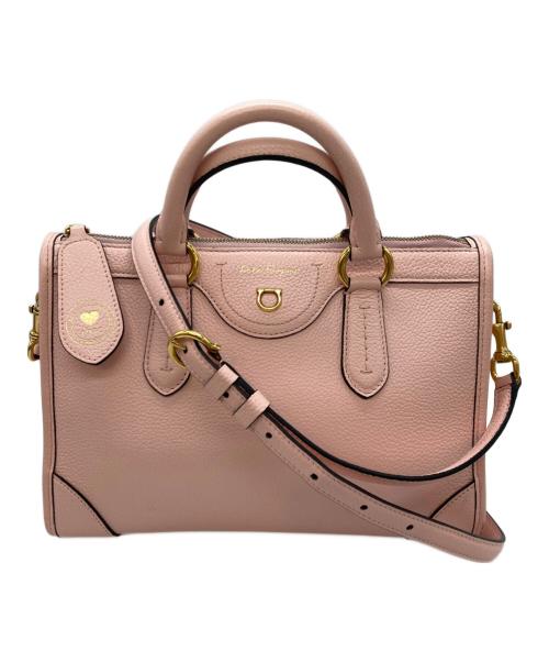 Salvatore Ferragamo（サルヴァトーレ フェラガモ）Salvatore Ferragamo (サルヴァトーレ フェラガモ) 2WAYバッグ ピンクの古着・服飾アイテム