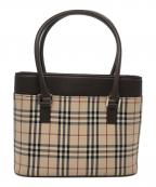 BURBERRYバーバリー）の古着「ハンドバッグ」｜ブラウン