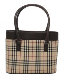 BURBERRY（バーバリー）の古着「ハンドバッグ」｜ブラウン