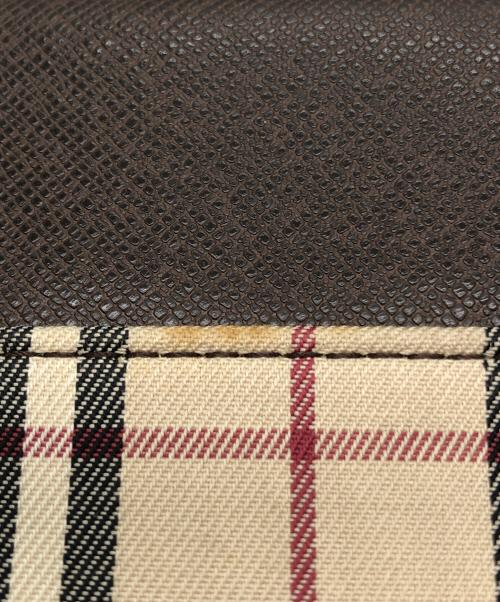 BURBERRY（バーバリー）BURBERRY (バーバリー) ハンドバッグ ブラウンの古着・服飾アイテム